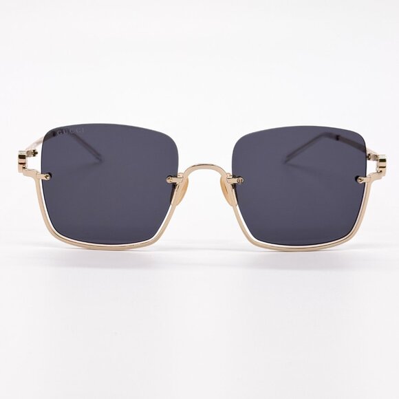 NEW GUCCI GG1279S 001 GOLD/GREY WOMEN SUNGLASSES GUCCI - Picture 2 of 12